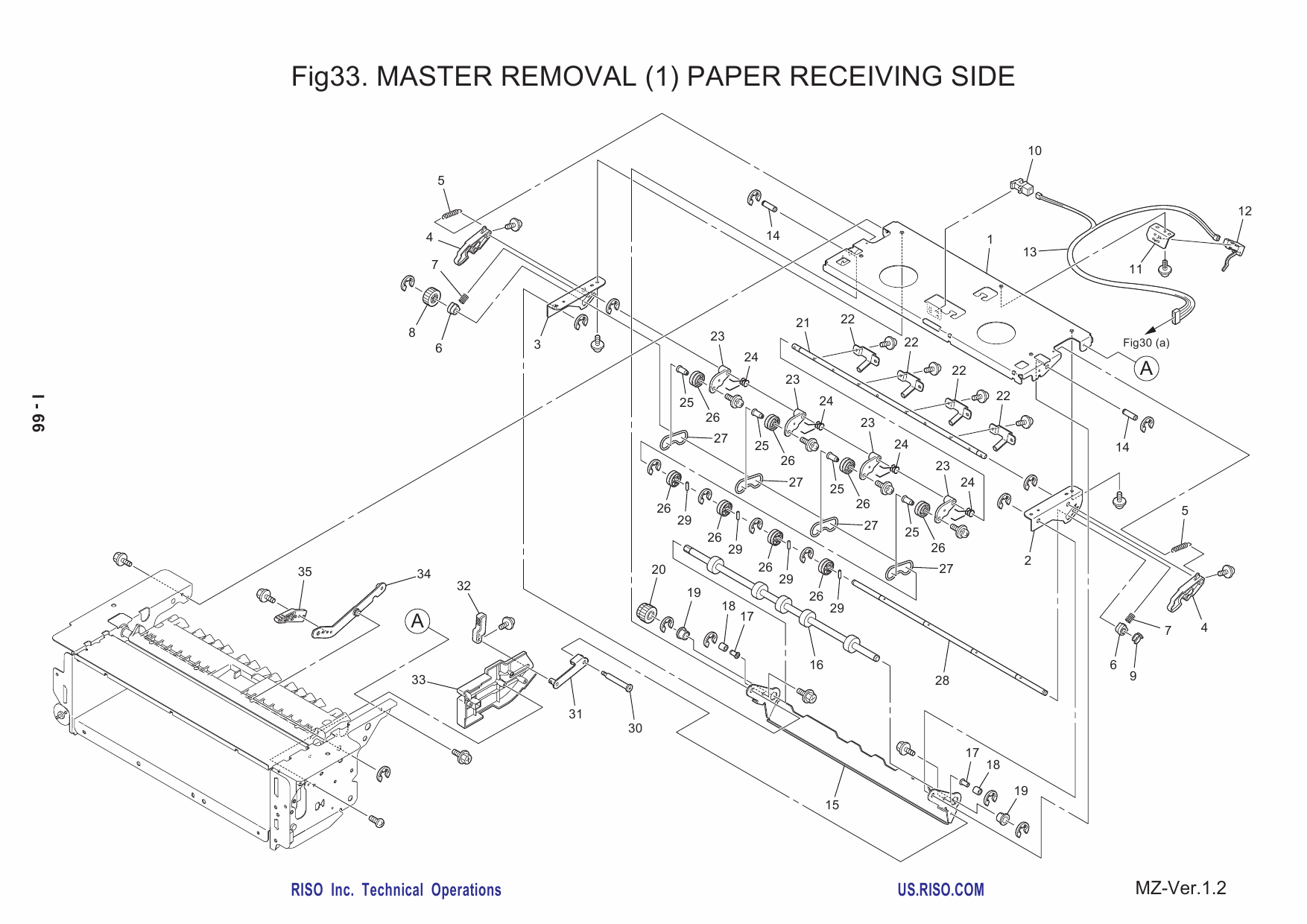 RISO MZ 770 790 MV-7690 Parts List Manual-4